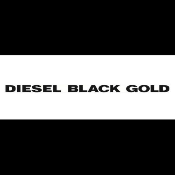 Diesel Black Gold Tuxedo Stripe Cotton Pants,   NWOT, Size 36/29‎ - Picture 2 of 4